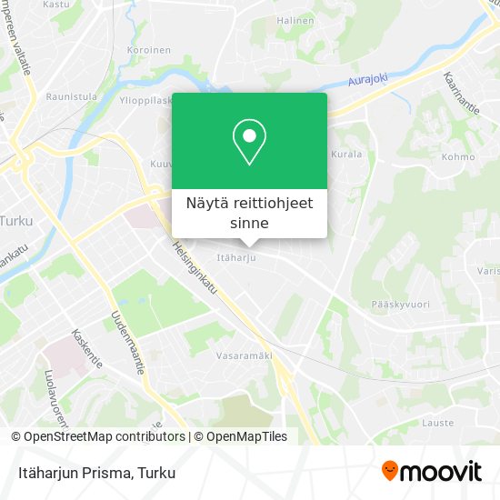Kuinka päästä kohteeseen Itäharjun Prisma paikassa Turku kulkuvälineellä  Bussi?