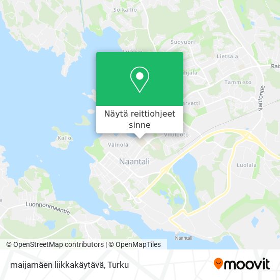 maijamäen liikkakäytävä kartta
