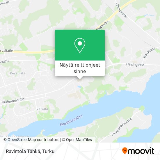 Ravintola Tähkä kartta