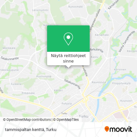 tammispaltan kenttä kartta
