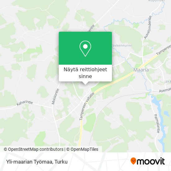 Yli-maarian Työmaa kartta