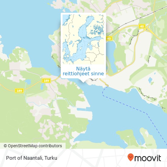 Kuinka päästä kohteeseen Port of Naantali paikassa Turku kulkuvälineellä  Bussi?