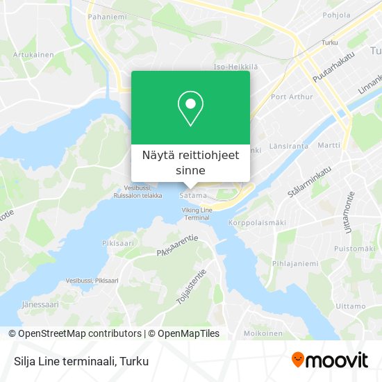 Kuinka päästä kohteeseen Silja Line terminaali paikassa Turku  kulkuvälineellä Bussi?