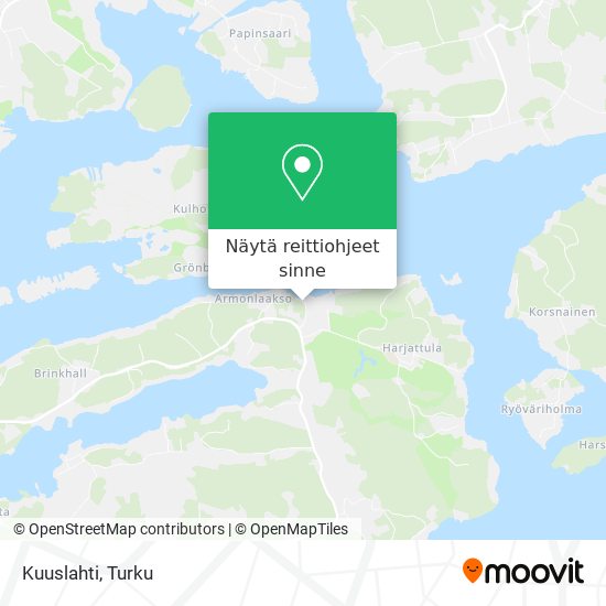 Kuuslahti kartta