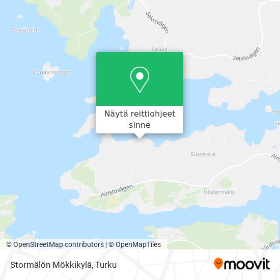 Stormälön Mökkikylä kartta