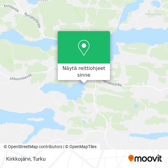 Kuinka päästä kohteeseen Kirkkojärvi paikassa Rymättylä kulkuvälineellä  Bussi?