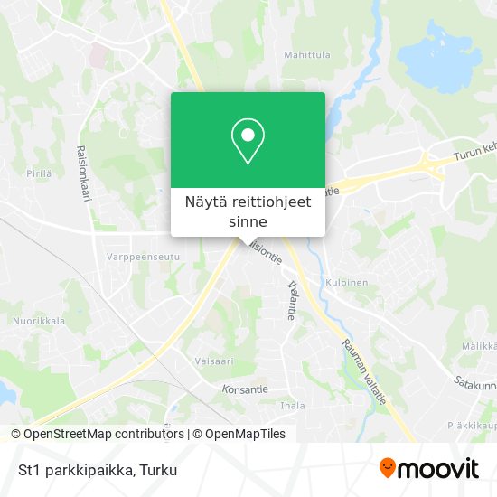 St1 parkkipaikka kartta