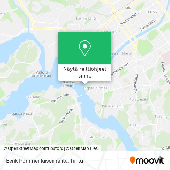 Eerik Pommerilaisen ranta kartta