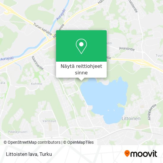 Littoisten lava kartta