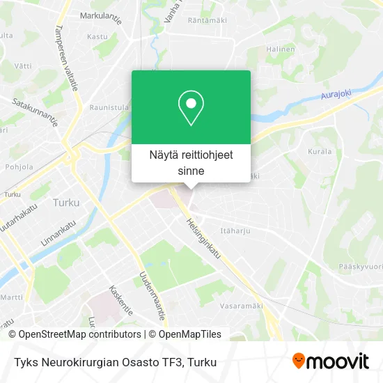 Tyks Neurokirurgian Osasto TF3 kartta