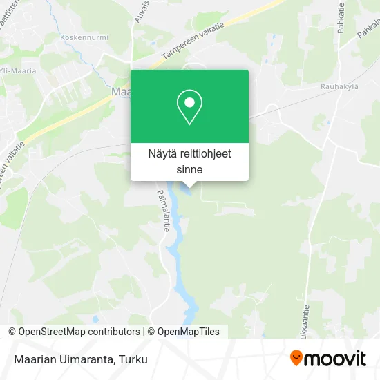 Maarian Uimaranta kartta
