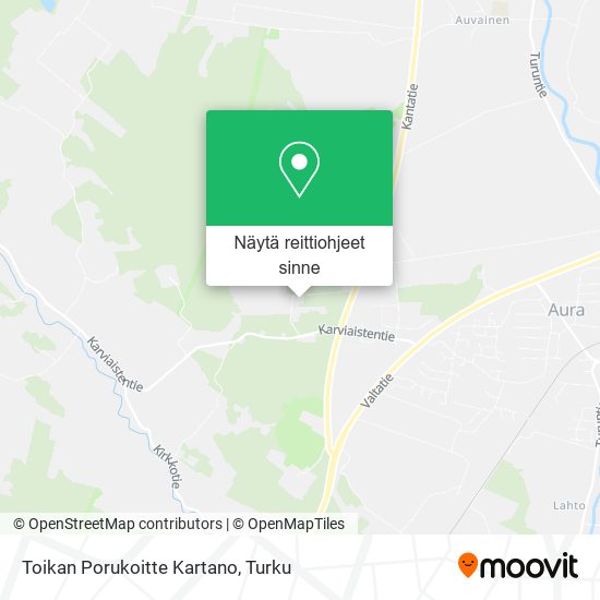 Toikan Porukoitte Kartano kartta