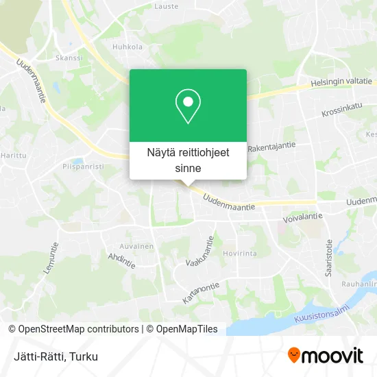 Jätti-Rätti kartta