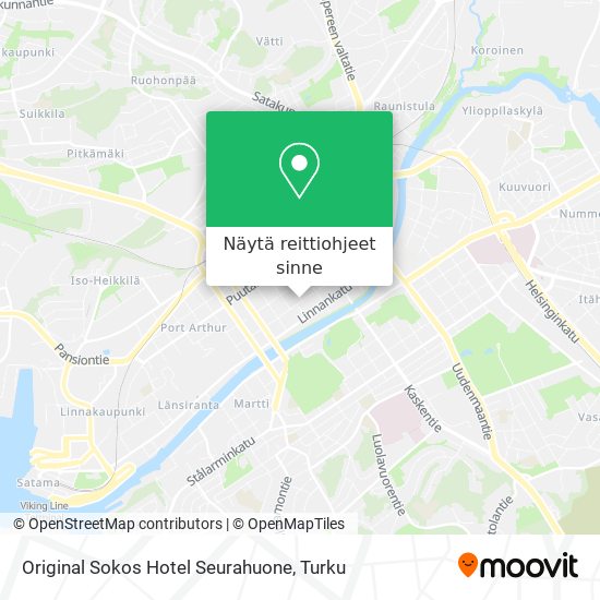 Original Sokos Hotel Seurahuone kartta