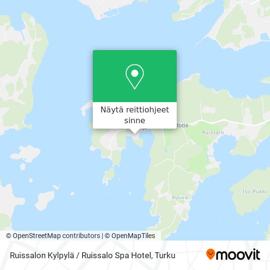 Ruissalon Kylpylä / Ruissalo Spa Hotel kartta