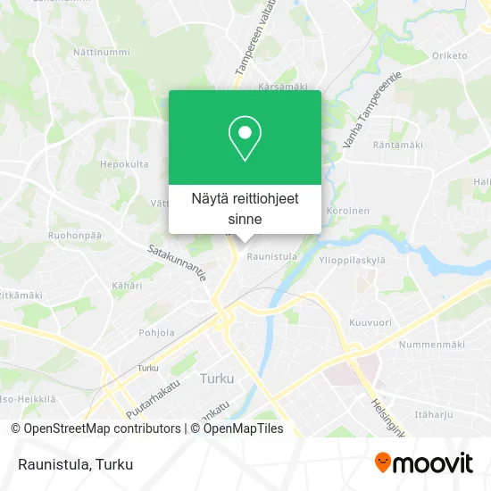 Raunistula kartta