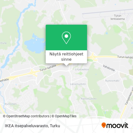 IKEA itsepalveluvarasto kartta