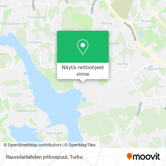 Rauvolanlahden pitkospuut kartta