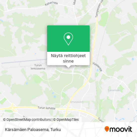 Kärsämäen Paloasema kartta