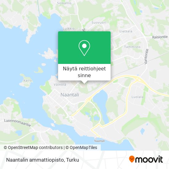 Naantalin ammattiopisto kartta