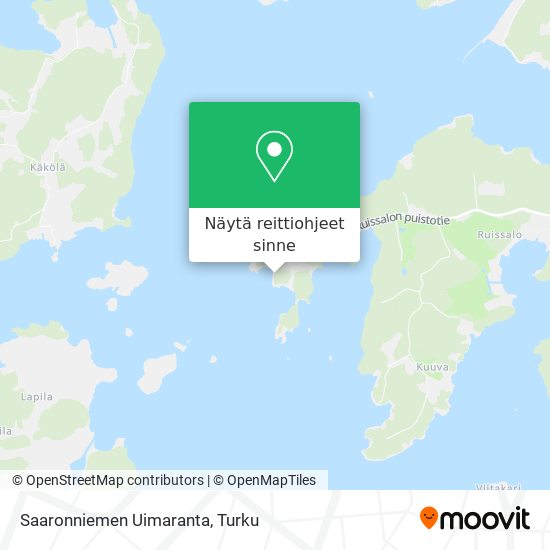 Saaronniemen Uimaranta kartta