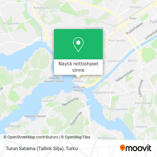 Kuinka päästä kohteeseen Turun Satama (Tallink Silja) paikassa Turku  kulkuvälineellä Bussi?