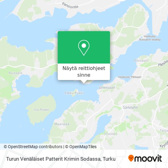 Turun Venäläiset Patterit Krimin Sodassa kartta