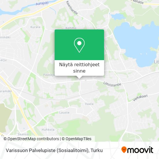 Varissuon Palvelupiste (Sosiaalitoimi) kartta