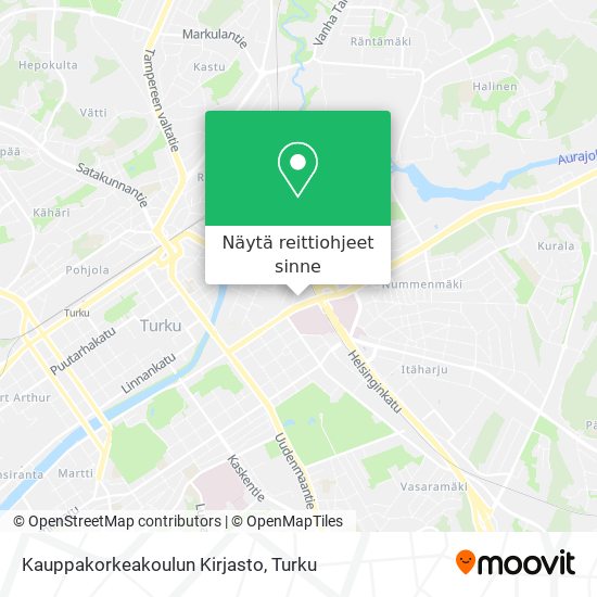 Kauppakorkeakoulun Kirjasto kartta