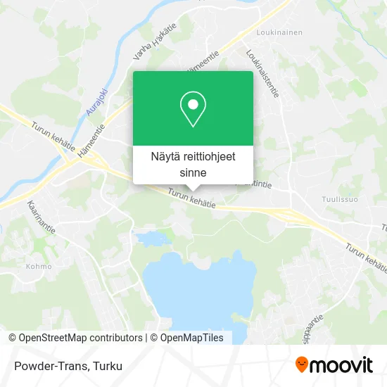 Powder-Trans kartta