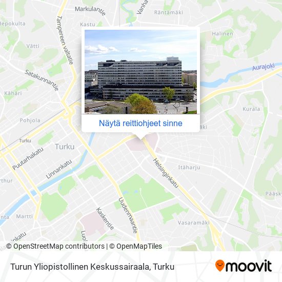 Turun Yliopistollinen Keskussairaala kartta