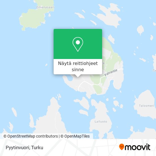 Pyytinvuori kartta