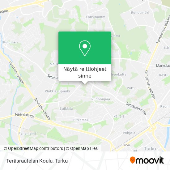 Teräsrautelan Koulu kartta
