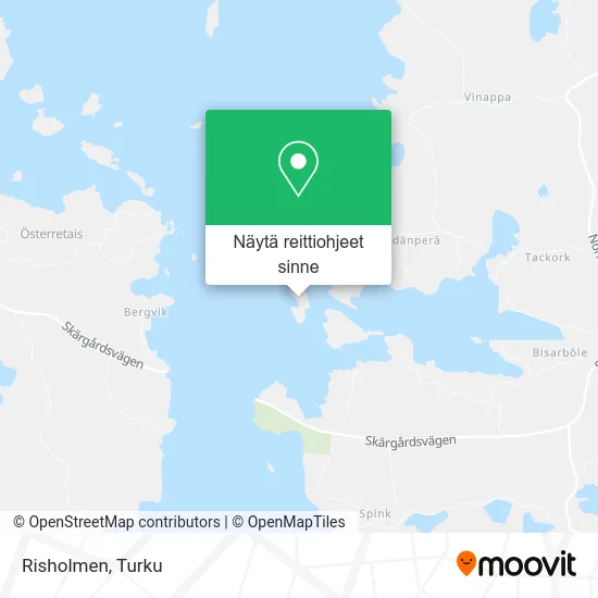 Risholmen kartta