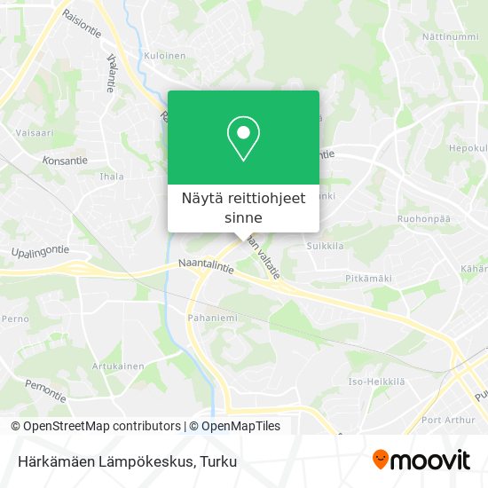 Härkämäen Lämpökeskus kartta