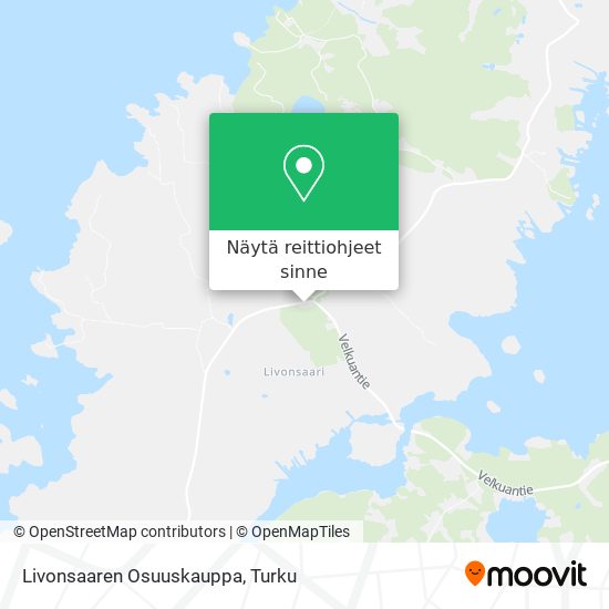 Livonsaaren Osuuskauppa kartta