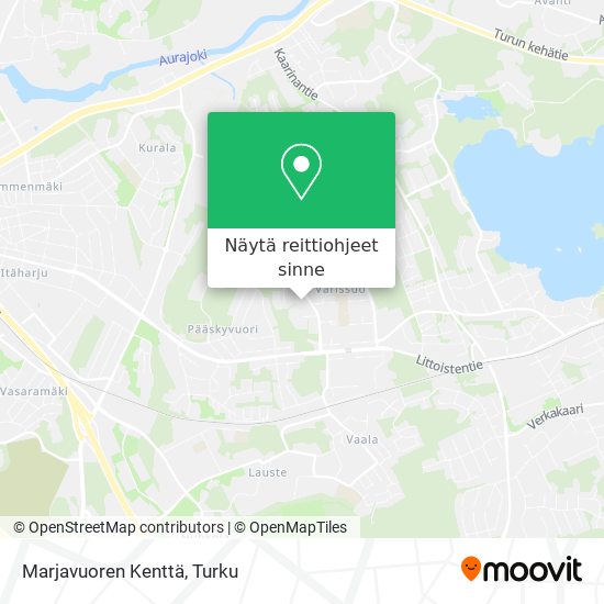Marjavuoren Kenttä kartta