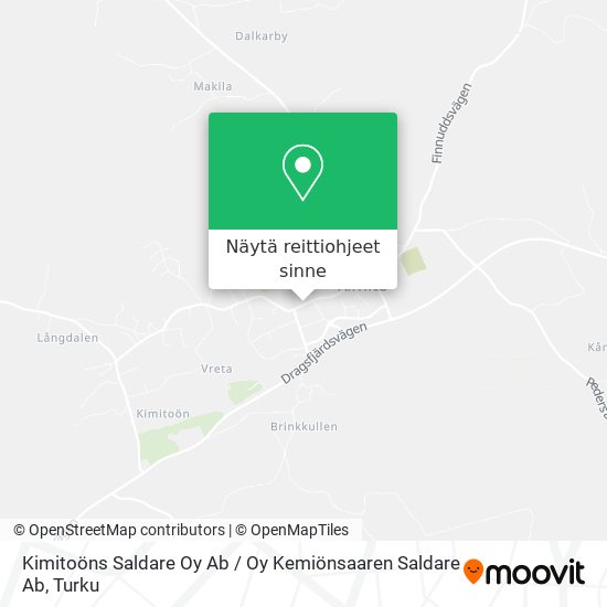 Kimitoöns Saldare Oy Ab / Oy Kemiönsaaren Saldare Ab kartta