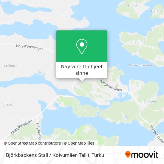 Björkbackens Stall / Koivumäen Tallit kartta