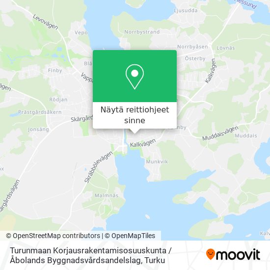 Turunmaan Korjausrakentamisosuuskunta / Åbolands Byggnadsvårdsandelslag kartta