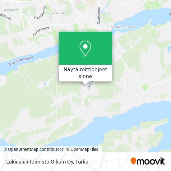Lakiasiaintoimisto Oikum Oy kartta