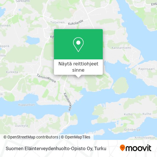 Suomen Eläinterveydenhuolto-Opisto Oy kartta