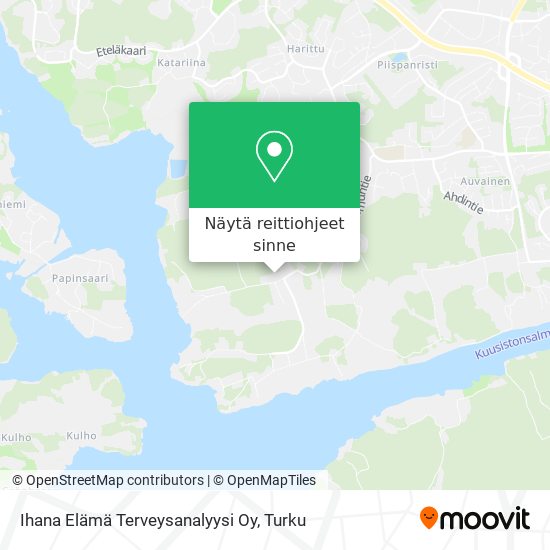 Ihana Elämä Terveysanalyysi Oy kartta