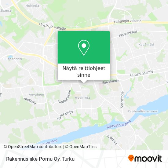 Rakennusliike Pomu Oy kartta