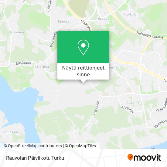 Rauvolan Päiväkoti kartta