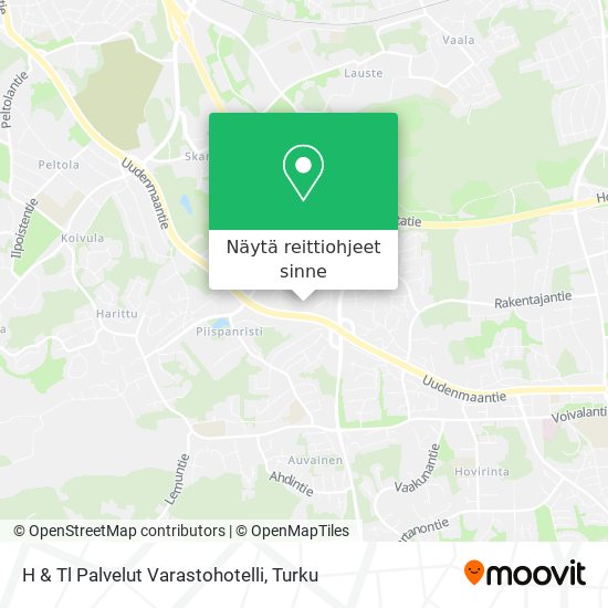 H & Tl Palvelut Varastohotelli kartta