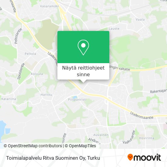 Toimialapalvelu Ritva Suominen Oy kartta