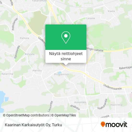 Kaarinan Karkaisutyöt Oy kartta