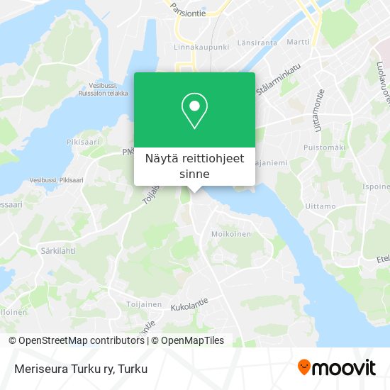 Meriseura Turku ry kartta