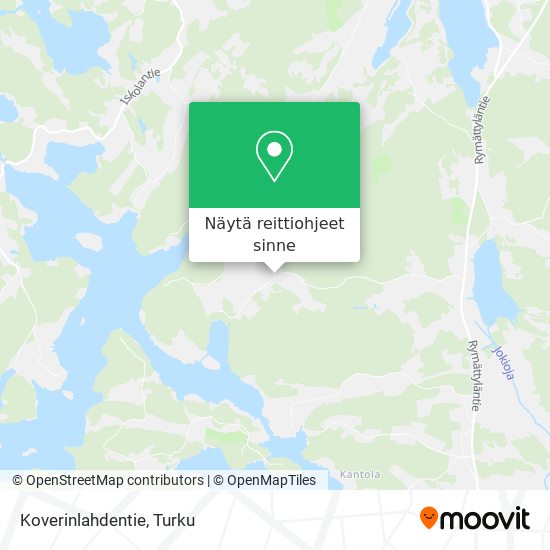 Koverinlahdentie kartta